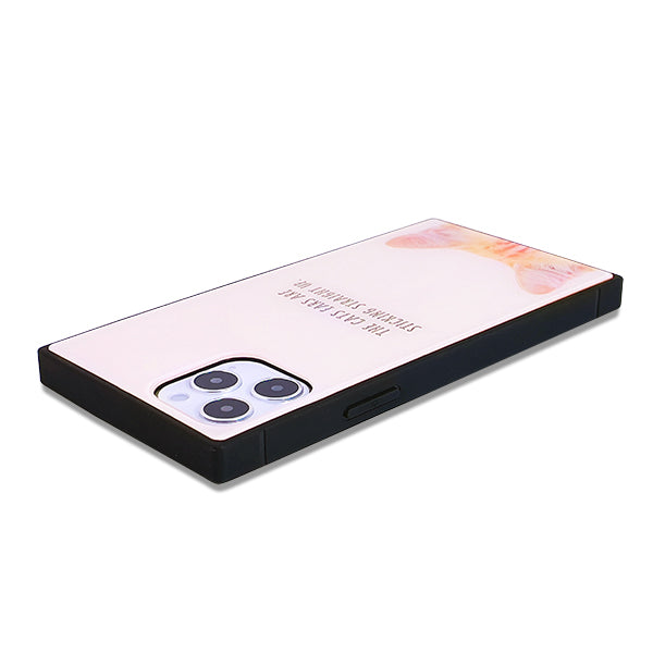 オリジナルiPhone11Proハイブリッドスマホケース(スクエア)黒