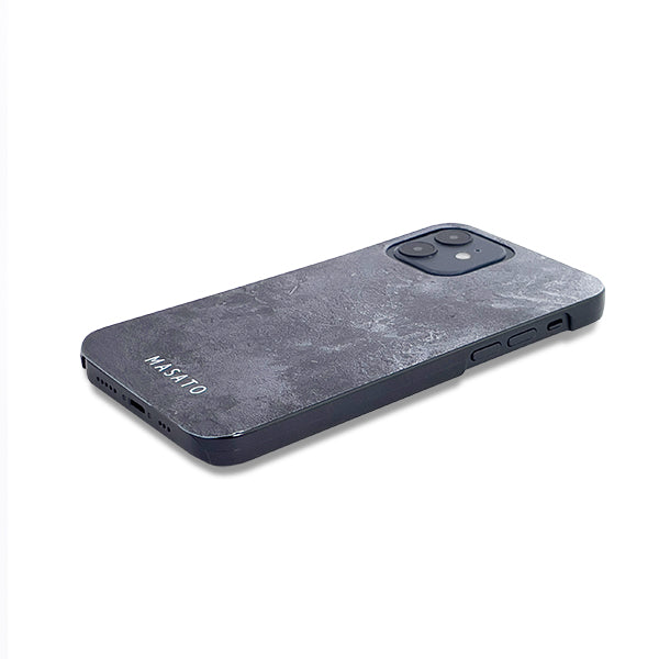 オリジナルiPhone12ProMaxハードスマホケース黒