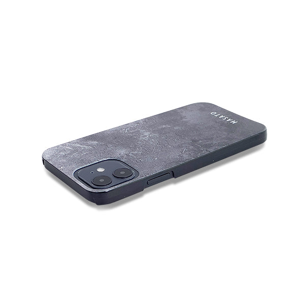 オリジナルiPhone12miniハードスマホケース黒