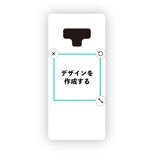 オリジナルGalaxy Note9 (SC-01L)ハードスマホケース白