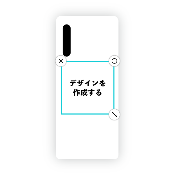 オリジナルLG VELVET (L-52A)ハードスマホケース白