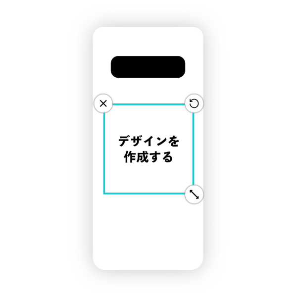 オリジナルGalaxy S10 (SCV41)ハードスマホケース白