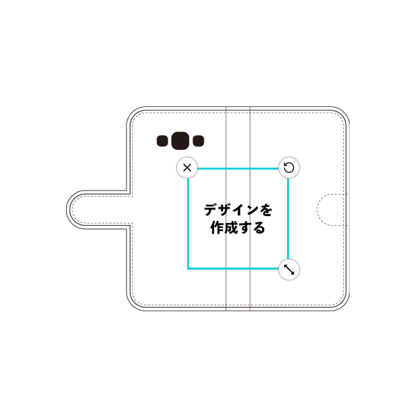 オリジナルGalaxy A8 (SCV32)手帳型スマホケース