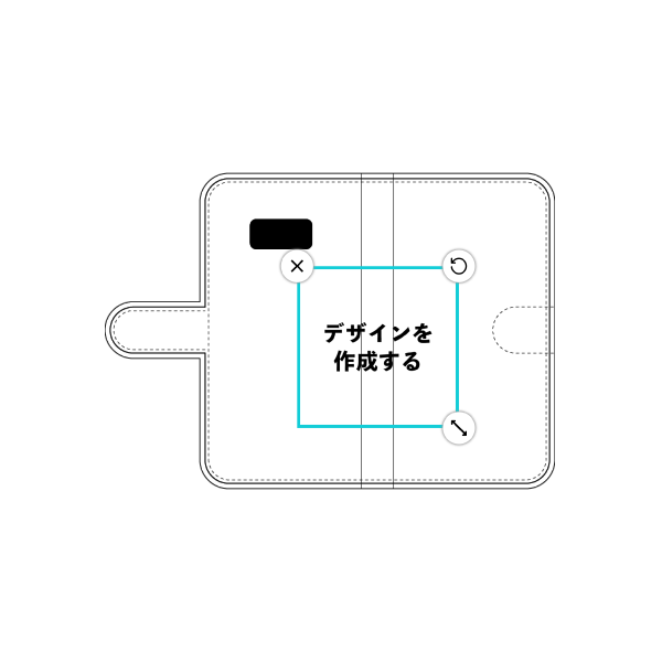 オリジナルGalaxy S8+ (SCV35)手帳型スマホケース