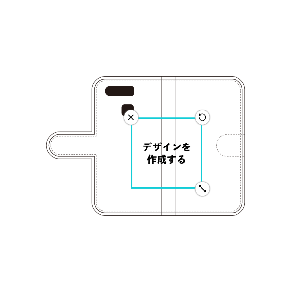 オリジナルHUAWEI P9手帳型スマホケース