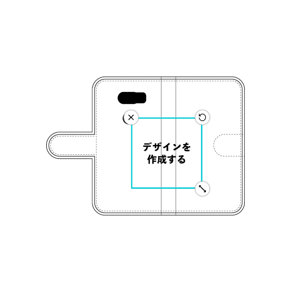 オリジナルisai V30+ (LGV35)手帳型スマホケース