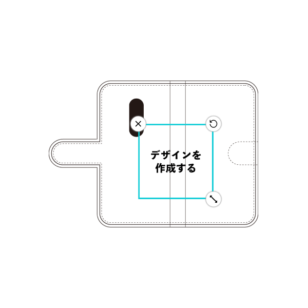 オリジナルZTE AXON 7手帳型スマホケース