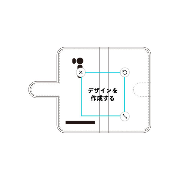 オリジナルZenFone Go (ZB551KL)手帳型スマホケース
