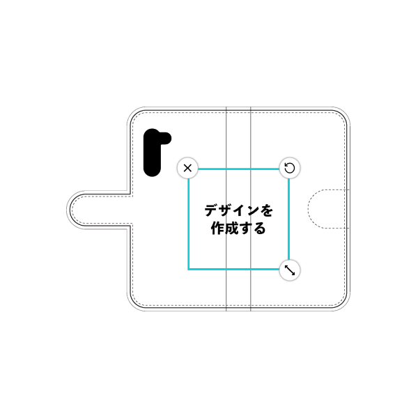 オリジナルシンプルスマホ5 (A001SH)手帳型スマホケース