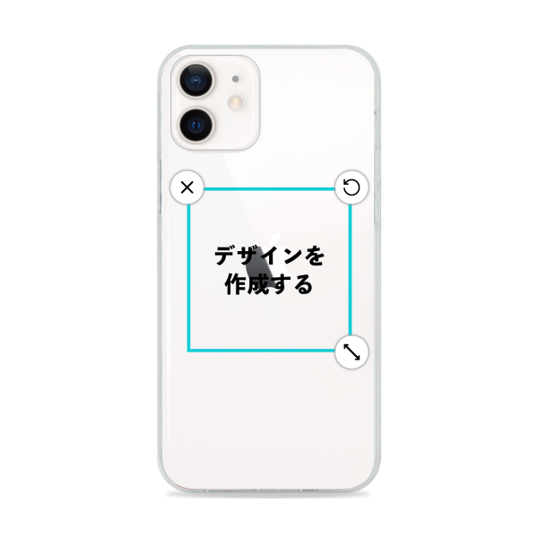 オリジナルiPhone12ソフトスマホケース透明