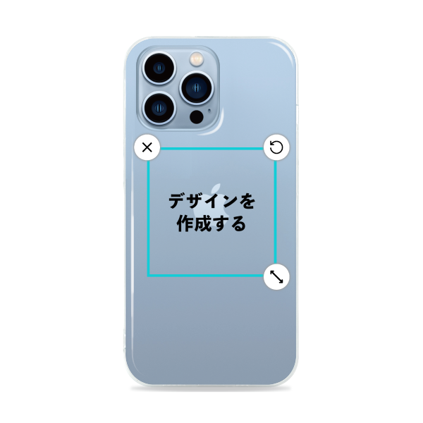 オリジナルiPhone13Proソフトスマホケース透明